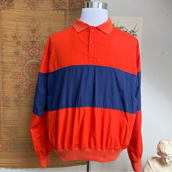 Vintage Other - 80s Vintage Color Block Shirt Jacket